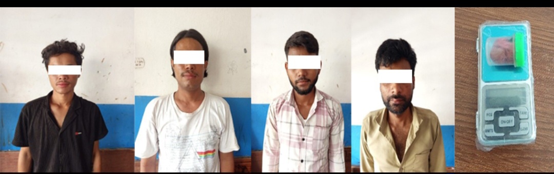 लागू औषध सहित बुटवलबाट चार जना पक्राउ