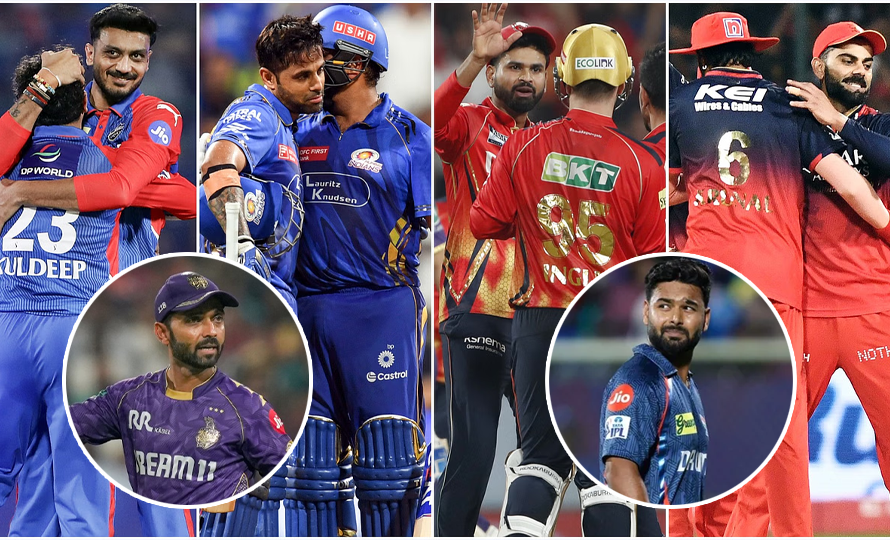 IPL 2025 को प्लेअफ होडमा बाँकी ७ टिम: कुन टिम कति नजिक छन् प्लेअफ पुग्न?