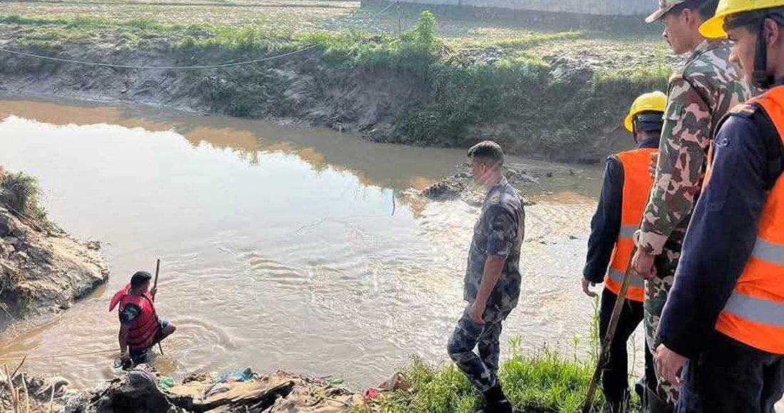 पनौतीमा बाढीले बगाएको महिला अझै फेला परिन – खोजी कार्य जारी